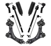 TRQ Front Steering & Suspension Kit Compatible with 2008-2016 Volvo XC70