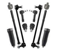TRQ Front Steering & Suspension Kit Compatible with 2011-2017 Ford Fiesta
