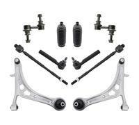 TRQ Front Steering & Suspension Kit Compatible with 2016-2019 Subaru WRX STI
