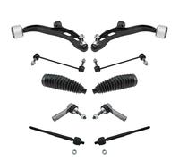 TRQ Front Steering & Suspension Kit Compatible with 2017 Ford Police Interceptor Sedan Special Service Police Sedan 2013-2015 Lincoln MKT
