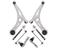 TRQ Front Steering & Suspension Kit Compatible with 2022 Hyundai Kona Electric 2021 Kia Niro