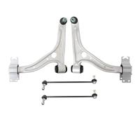 TRQ Front Suspension Kit Control Arm with Ball Joint Sway Bar Stabilizer Link Compatible with 2014-2017 Mercedes-Benz CLA250