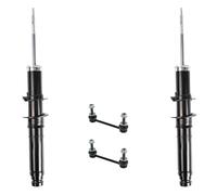 TRQ Front Suspension Kit Strut Assembly Sway Bar Stabilizer Link Compatible with 2004-2009 Cadillac SRX