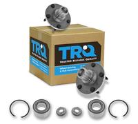 TRQ Front Wheel Hub & Bearing Pair Set of 2 for Ford Escape Mazda Tribute Mercury Mariner