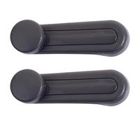 TRQ Front Window Crank Handle Set Driver & Passenger Side Compatible with 73-17 Toyota