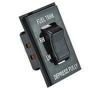 TRQ Fuel Gas Tank Selector Switch Dash Mounted Compatible with Chevy GMC C/K R/V Pickup Truck