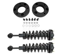 TRQ Performance 2" Lift Leveling Complete Loaded Front Strut Shock Spring | For 2004 - 2008 Ford F-150 Pickup Truck 4WD