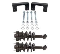 TRQ Performance 2" Lift Leveling Complete Loaded Front Strut Shock Spring | For 2007 - 2018 Chevy GMC Tahoe Yukon Suburban