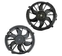 TRQ Radiator & AC Condenser Cooling Fan Assembly Pair Compatible with Ford Mercury Taurus Sable