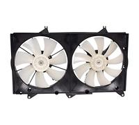 TRQ Radiator Dual Cooling Fan Assembly Compatible with 2004-2006 Lexus ES330 Toyota Camry 2004-2008 Solara LX3115111