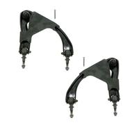 TRQ Rear Upper Control Arm with Ball Joint Set Compatible with 1997-2001 Honda Prelude