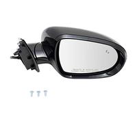 TRQ Right Mirror Manual Folding without Memory Passenger Side Compatible with 2016-2020 Kia Sorento KI1321208