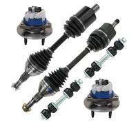 TRQ Steering & Drivetrain Kit Compatible with 2000-2005 Buick LeSabre 2006-2008 Lucerne 1997-2004 Park Avenue 1997 Riviera 2001-2002 Oldsmobile Aurora Pontiac Bonneville