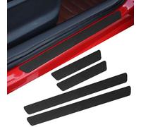 TRQCHIPS 4Pcs Car Door Sill Protector, for Toyota Auris 2013-2018 Anti Scratch Carbon Fiber Threshold Edge Entry Guard Stickers Kick Plates Styling Accessories