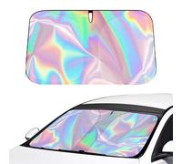 TRQCHIPS Car Sun Shade for Ford Ranger 1983-2020 2021 2022 2023 2024 2025, Windscreen Sun Protector, Heat Blocking & UV Protection for Interior, Laser Foldable Screen,L