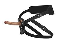 TRQOYTU 14.5CM Mini Realistic Penis Prosthetic Leather Pant Toy Four-Ring Adjustable Erotic Pants Ergonomic Realistic Components Lightweight Breathable Design Multi-Scenario Compatibility Adult