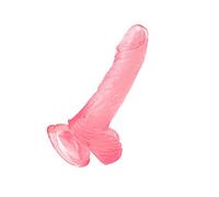TRQOYTU 16cm Strong Suction Cup Base Realistic Dildo Ergonomic Curved Design Eight Colors Available PVC Material Lightweight and Portable Adult Sex Toy Suitable for Couples
