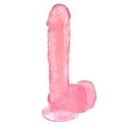 TRQOYTU 24cm Moderate-Sized Realistic Toy Powerful Suction Cup for Versatile Use Multiple Colors Available in Safe Materials Adult Novelty Item Wearable Design Ideal for Lesbian Use