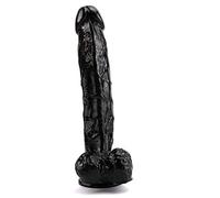 TRQOYTU 26cm Dildo Soft PVC Material for Safety Powerful Suction Cup Base Ergonomic Curved Design Lightweight and Portable Eight Colors Available Skin-Friendly Soft Material Adult Novelty