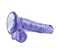 TRQOYTU 26cm Dildo Soft PVC Material for Safety Powerful Suction Cup Base Ergonomic Curved Design Lightweight and Portable Eight Colors Available Skin-Friendly Soft Material Adult Novelty