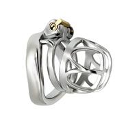 TRQOYTU 304 Stainless Steel Male Chastity Device Precision-Engineered Dimensions Ergonomic Comfortable Wear Specialized Security Lock Couples' Intimacy Toy Adult Intimate Interaction Toy