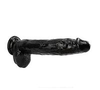 TRQOYTU 30cm PVC Dildo, Safe and Skin-Friendly Material Powerful Suction Cup Base Eight Colors Available Ergonomic Design Adult Novelty Couples' and Partners' Aid