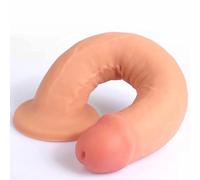 TRQOYTU A Realistic Simulation Dildo Made of Silicone Material, with a Variety of Sizes to Choose from, a Strong Suction Base Design, and a Sex Toy That Meets The G-spot and Anal Stimulation Needs