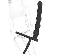 TRQOYTU Anal Beads Anal Chain with Balls in Anal Beads Anal Plug Butt Plug Anus Dilator Anal Strand with 5 Balls G-Spot Stimulation Double Penetration Strapon Sex Toy for Couples Women and Men