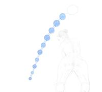 TRQOYTU Anal Chain Silicone Anal Beads Anal Plug Anal Dildo with Pull Ring Waterproof Anal Beads Butt Plug Anus Stimulation Masturbator Anal Trainer Anal Dilation Sex Toy for Couples