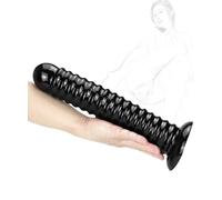 TRQOYTU Anal Dildo Anal Plug Butt Plug 32.5cm*5.8cm Realistic Penis Strong Suction Cup Anus Dilator Anal Dildos Long Butt Plug Stimulation Masturbators Anal Sex Toys for Couples