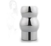 TRQOYTU Anal Plug Anal Tunnel Metal Butt Plug with Cave Hole Anal & Vagina Expansion Hollow Plug Prostate Massage Speculum Butt Plug Anal Expander Masturbation Sex Toy for Women Men