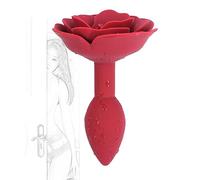 TRQOYTU Anal Plug Butt Plug Silicone Butt Anal Plug with Jewelery Fetish Anal Toy Masturbation Anal Balls Anal Games SM Erotic Bondage BSDM Sex Toy for Men Women Couples