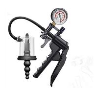 TRQOYTU Anal Pump Anal Plug with Hand Vacuum Pump Butt Plug Anal Dildo Prostate Massager G-Spot Anus Vagina Clitoris Stimulator Expansion Plug Anal Plug SM Extreme Sex Toy for Women Men