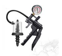 TRQOYTU Anal Pump Anal Plug with Hand Vacuum Pump Butt Plug Anal Dildo Prostate Massager G-Spot Anus Vagina Clitoris Stimulator Expansion Plug Anal Plug SM Extreme Sex Toy for Women Men