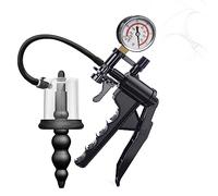 TRQOYTU Anal Pump Anal Plug with Hand Vacuum Pump Butt Plug Anal Dildo Prostate Massager G-Spot Anus Vagina Clitoris Stimulator Expansion Plug Anal Plug SM Extreme Sex Toy for Women Men