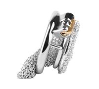 TRQOYTU Braided Metal Chain Penis Cage with Hidden Key Design Meets The Chastity Restraint Needs of SM Sex Game Enthusiasts