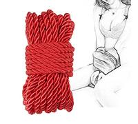 TRQOYTU Deluxe Bondage Ropes Bondage Rope SM Bondage Rope Restraints Set BDSM Hand Restraints Arm Restraints Ankle Restraints Soft Silk Rope Bondage Games Props Sex Toys for Couples Extreme
