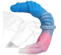 TRQOYTU Double Dildo Realistic Fisting Double Head Dildo Fist Penis Hand Anal Dildo Anal Plug Butt Plug with Suction Cup G-Spot Prostate Massage Dong Masturbation for Women Men