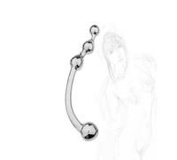 TRQOYTU Double Head Dildo Anal Plug Pure Wand Stainless Steel Double Ended G-Spot Stimulation Vagina Butt Plug Anal Prostate Massager Masturbation Erotic Sex Toy for Men Women