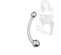 TRQOYTU Double Head Dildo Anal Plug Pure Wand Stainless Steel Double Ended G-Spot Stimulation Vagina Butt Plug Anal Prostate Massager Masturbation Erotic Sex Toy for Men Women
