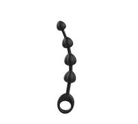 TRQOYTU Flexible TPE Four-Bead Anal Plug, Featuring A Graduated Bead Design and A Reinforced Pull Ring, with A Smooth, Skin-Friendly Surface; Suitable