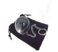 TRQOYTU Glass Anal Beads Plug with Pull Ring Chain Butt Plug Massaging Dilator Masturbation Plug Vagina G-Spot Stimulation Erotic Sex Toy for Women Men