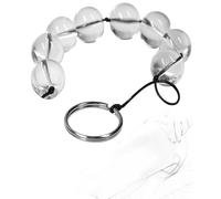 TRQOYTU Glass Anal Plug Anal Butt Plug Anal Dildo Anal Chain Anaal Plugs Crystal Anal Toys Anal Massage Anal G-Spot Masturbation Anal Beads Dilator Erotic Sex Toy for Women Men
