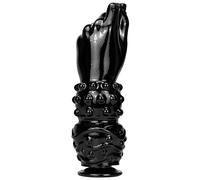 TRQOYTU Hand Expansion Fist Foot Sucking Vagina Anus Fist Finger Color Black, Left Hand