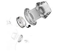 TRQOYTU Hollow Anal Expander with Plug Anal Expansion Speculum Anal Plug Vagina Dilator Prostate Massage Enema Anal Tunnel Plug Extreme Enema Games Sex Toy for Women Men Couples