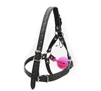 TRQOYTU Horse-Style Nose Hook Muzzle with Forced Gagging, Silicone Three-Hole Ball Gag, Restraint, SM Play, Training, Male/Female Slaves, Alternative Toys, Adult Toys, Extreme BDSM