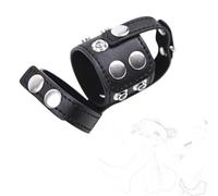 TRQOYTU Leather Cock Ring Penis Cock Ring Cuffs Testicle Stretcher Ball Stretcher Delay Ejaculation Manchette Potency Increase Intimate Jewelry Bondage Stretch CBT Sex Toy