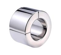 TRQOYTU Magnetic Stainless Steel Testicle Ring, Testicle Stretcher, Testicle Stretcher, Testicle Pendant and Testicle Weight, Scrotum Stretcher, Metal Cock Ring. A Versatile Male Sex Toy for CBT