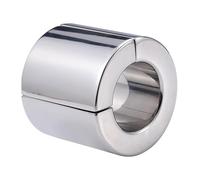 TRQOYTU Magnetic Stainless Steel Testicle Ring, Testicle Stretcher, Testicle Stretcher, Testicle Pendant and Testicle Weight, Scrotum Stretcher, Metal Cock Ring. A Versatile Male Sex Toy for CBT