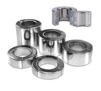 TRQOYTU Magnetic Stainless Steel Testicle Ring, Testicle Stretcher, Testicle Stretcher, Testicle Pendant and Testicle Weight, Scrotum Stretcher, Metal Cock Ring. A Versatile Male Sex Toy for CBT